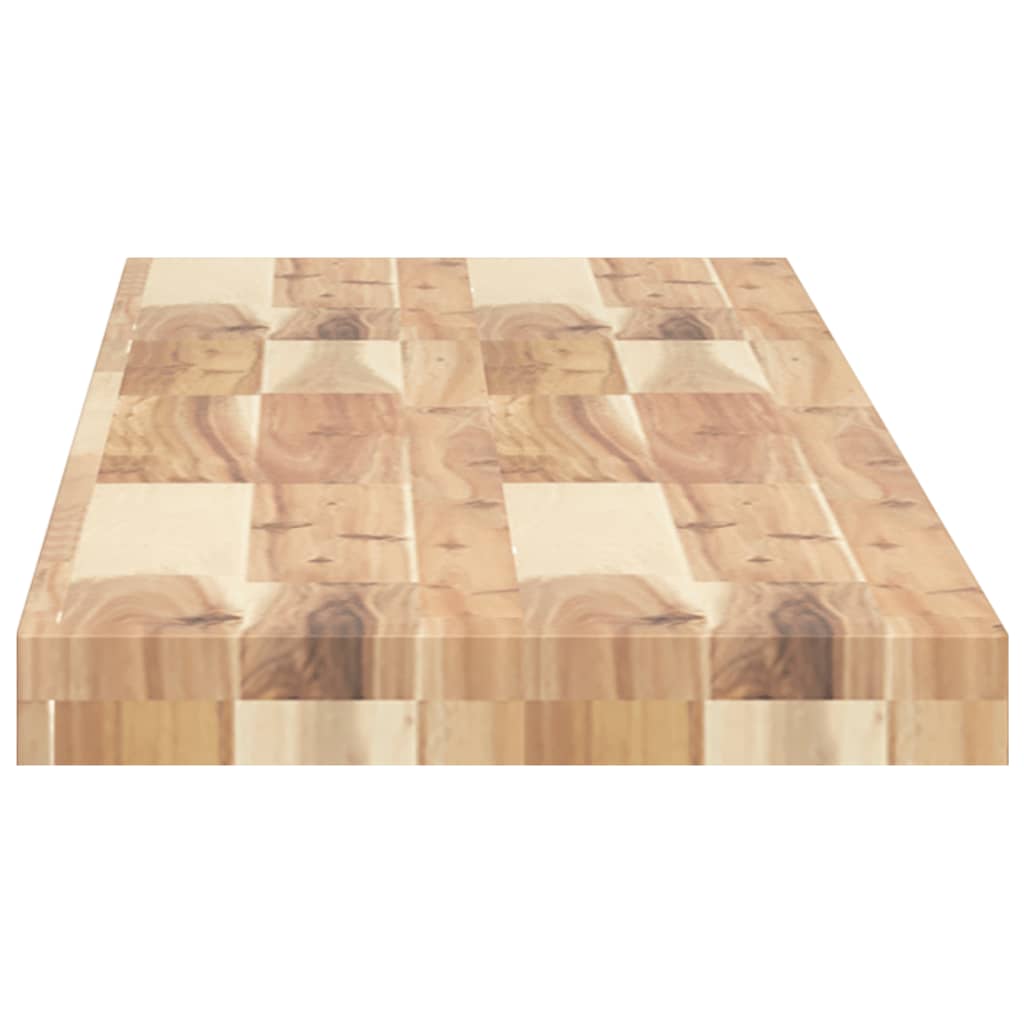 Mensole da Parete 4 pz 140x30x4 cm Legno Acacia Non Trattato