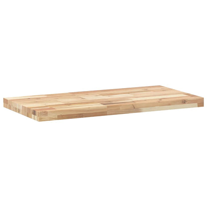 Mensole da Parete 2 pz 80x40x4 cm Legno Acacia Non Trattato