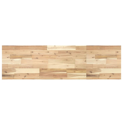 Ripiano a Parete 120x40x4 cm Legno Massello Acacia Non Trattato