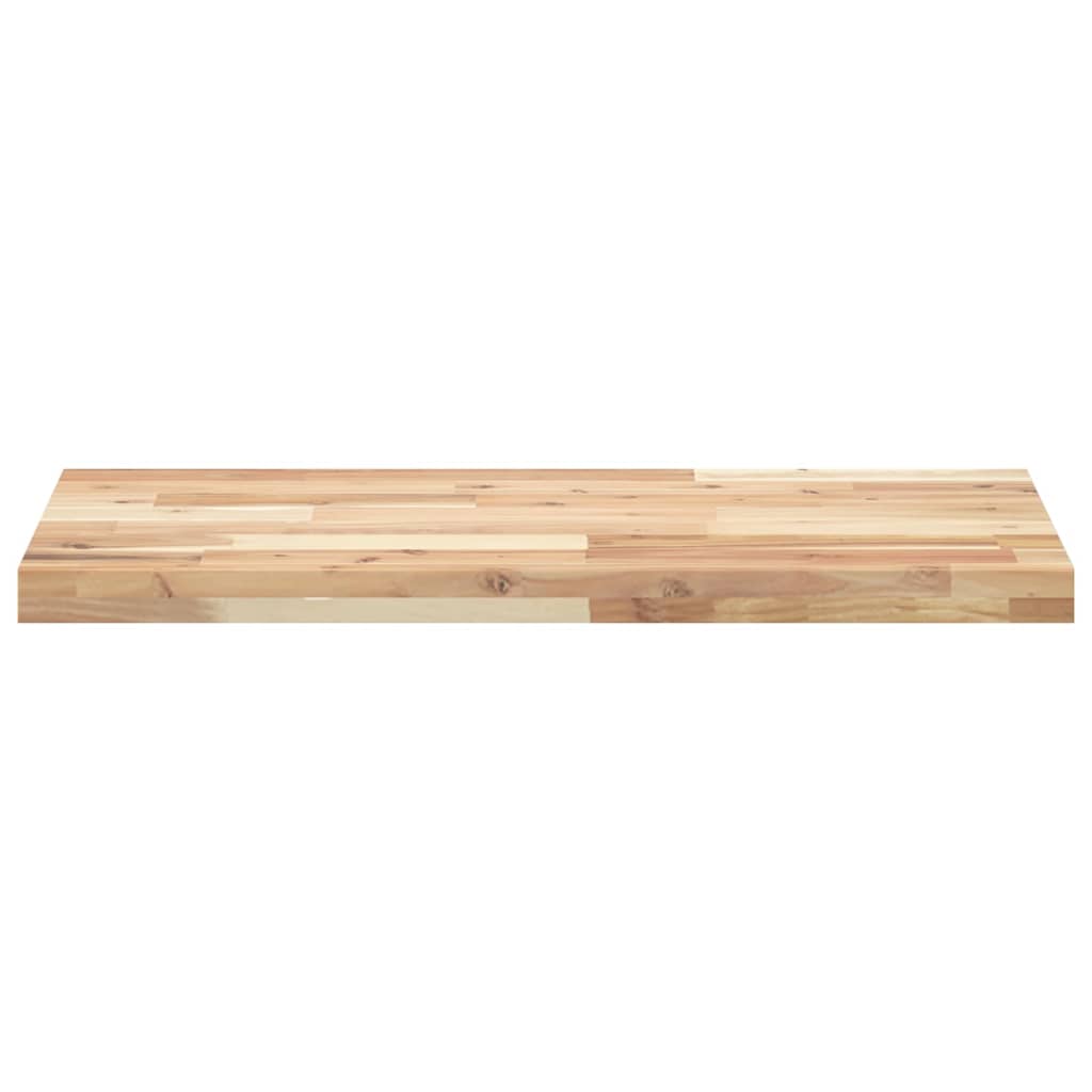 Mensole da Parete 4 pz 140x40x4 cm Legno Acacia Non Trattato