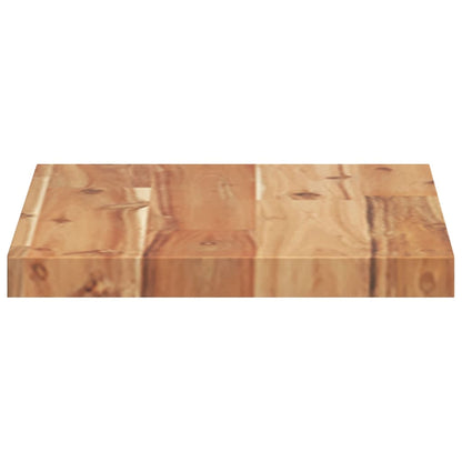 Mensole da Parete 4 pz 60x20x2 cm Legno Acacia Rifinito a Olio