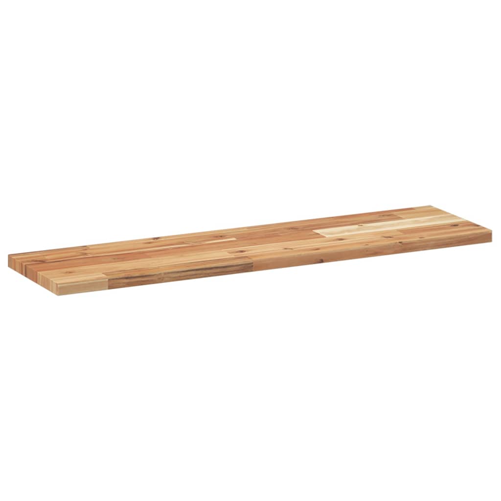 Ripiano a Parete 80x20x2 cm Legno Massello Acacia Rifinito Olio