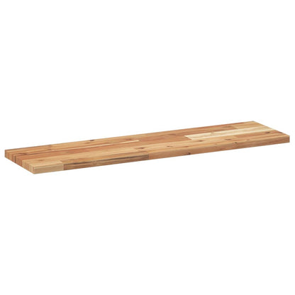 Ripiano a Parete 80x20x2 cm Legno Massello Acacia Rifinito Olio