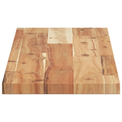 Ripiano a Parete 80x20x2 cm Legno Massello Acacia Rifinito Olio