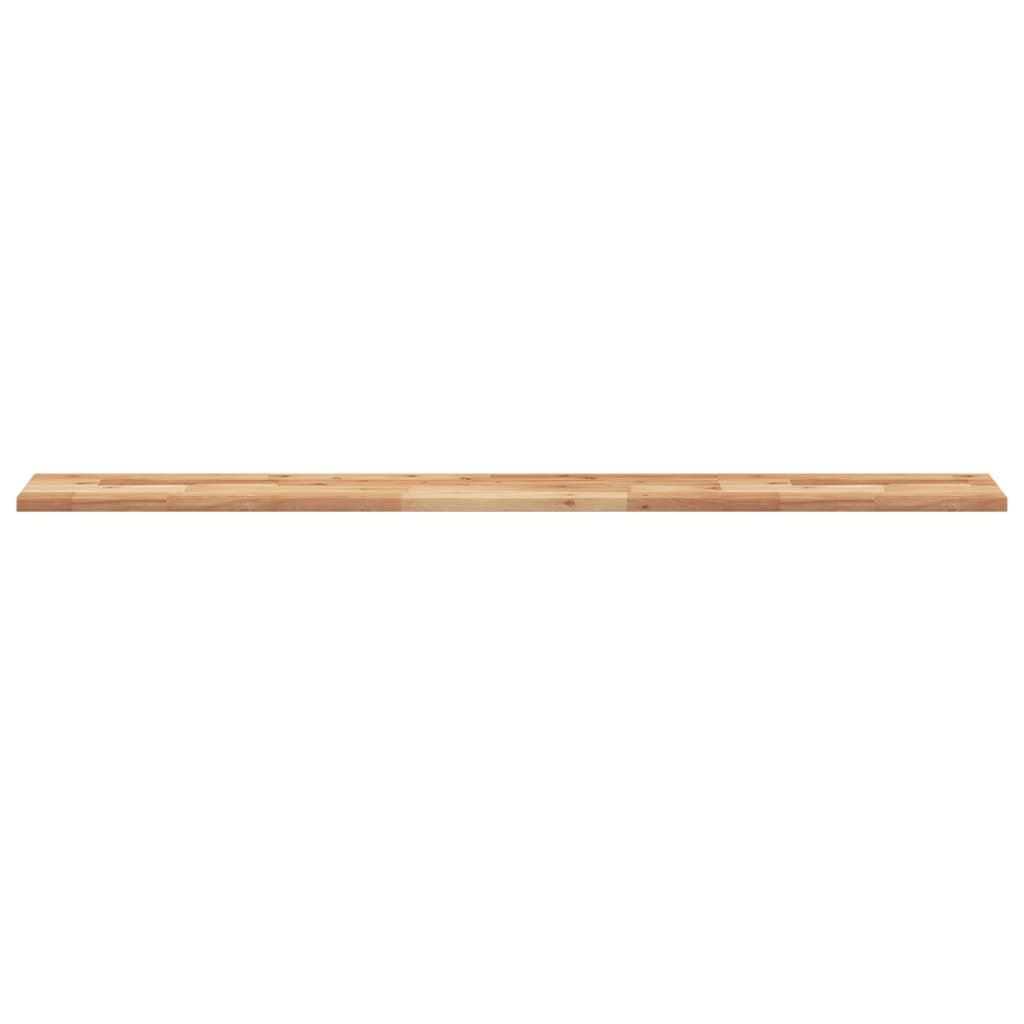 Ripiano a Parete 140x20x2cm Legno Massello Acacia Rifinito Olio