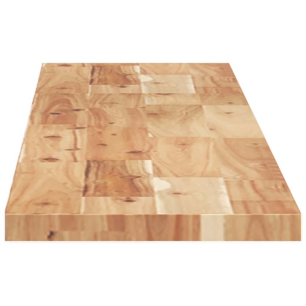 Mensole da Parete 4 pz 140x20x2 cm Legno Acacia Rifinito a Olio