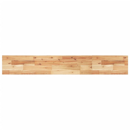Ripiano a Parete 160x20x2cm Legno Massello Acacia Rifinito Olio
