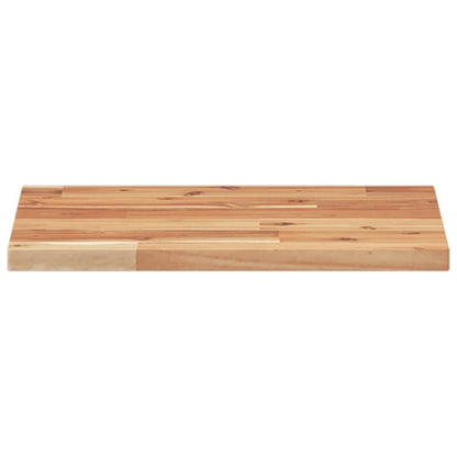 Ripiano a Parete 60x30x2 cm Legno Massello Acacia Rifinito Olio