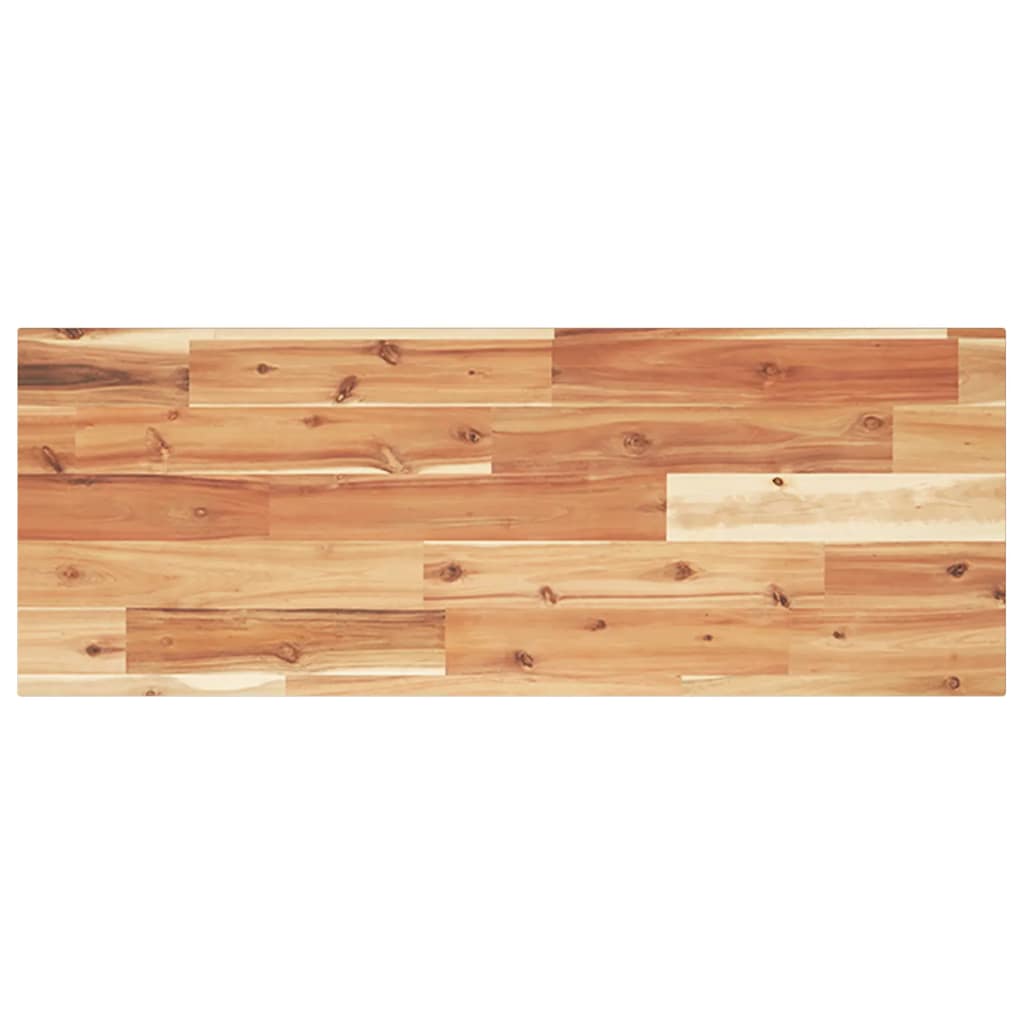 Ripiano a Parete 80x30x2 cm Legno Massello Acacia Rifinito Olio