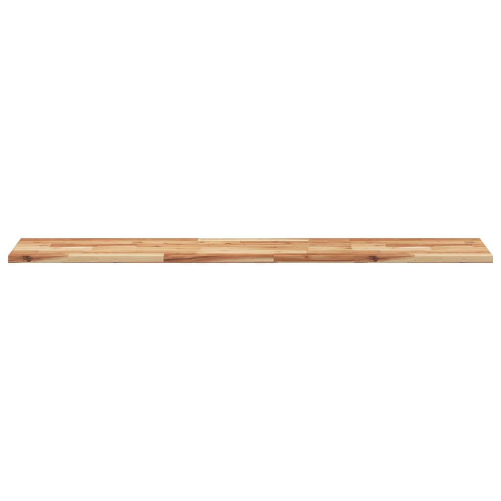 Ripiano a Parete 120x30x2cm Legno Massello Acacia Rifinito Olio