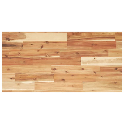 Ripiano a Parete 80x40x2 cm Legno Massello Acacia Rifinito Olio