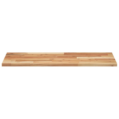 Mensole da Parete 4 pz 80x40x2 cm Legno Acacia Rifinito a Olio