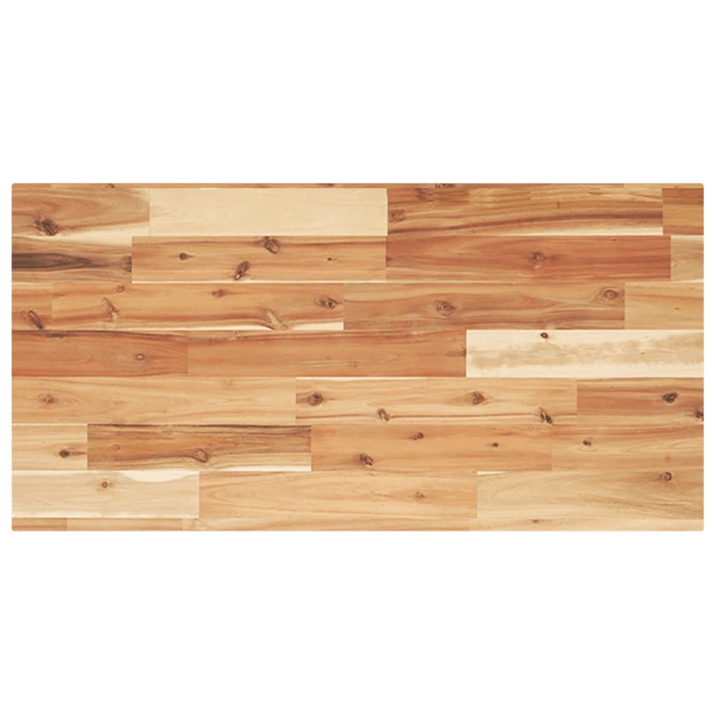 Ripiano a Parete 100x40x2cm Legno Massello Acacia Rifinito Olio
