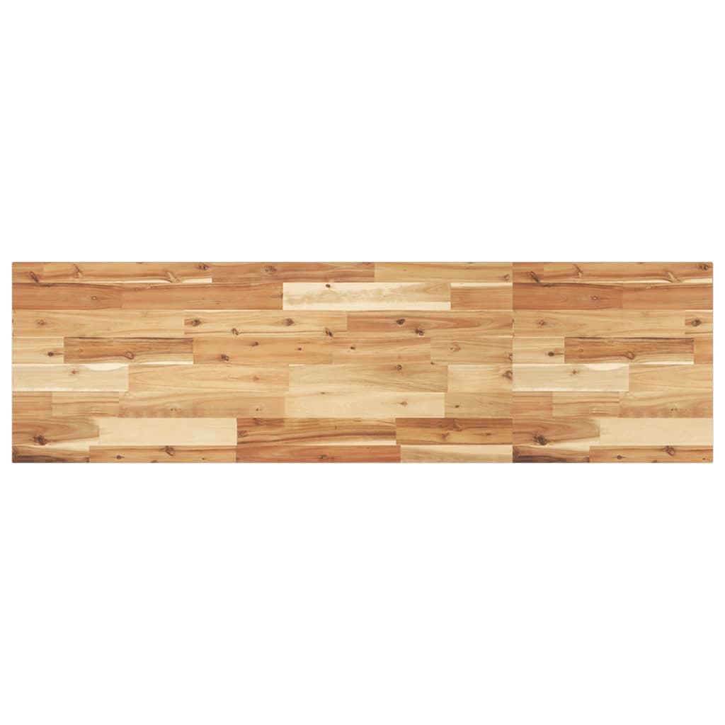 Ripiano a Parete 160x40x2cm Legno Massello Acacia Rifinito Olio