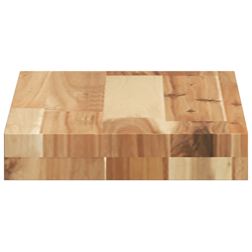 Mensole da Parete 2 pz 60x20x4 cm Legno Acacia Rifinito a Olio