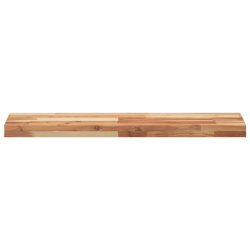 Mensole da Parete 2 pz 100x20x4 cm Legno Acacia Rifinito a Olio