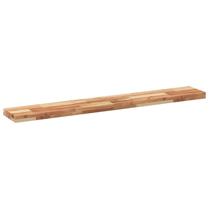 Ripiano a Parete 160x20x4cm Legno Massello Acacia Rifinito Olio