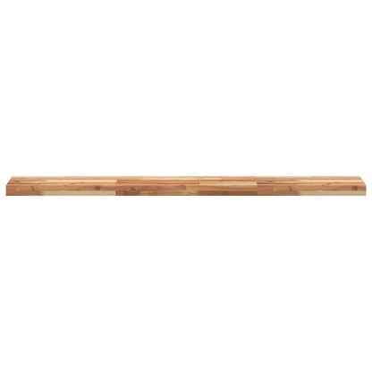 Ripiano a Parete 160x20x4cm Legno Massello Acacia Rifinito Olio
