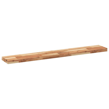 Mensole da Parete 2 pz 160x20x4 cm Legno Acacia Rifinito a Olio