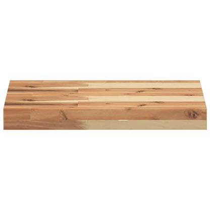 Ripiano a Parete 40x30x4 cm Legno Massello Acacia Rifinito Olio