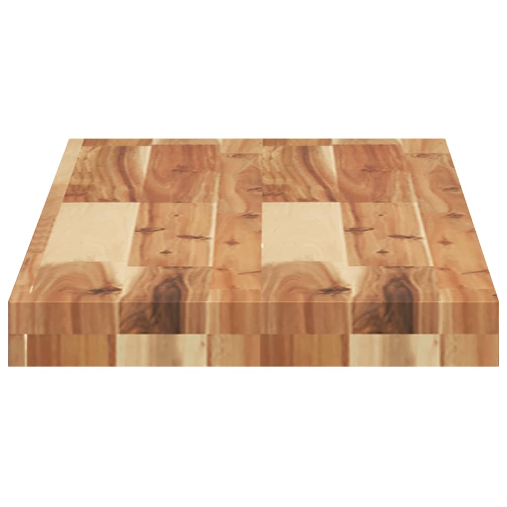 Ripiano a Parete 80x30x4 cm Legno Massello Acacia Rifinito Olio