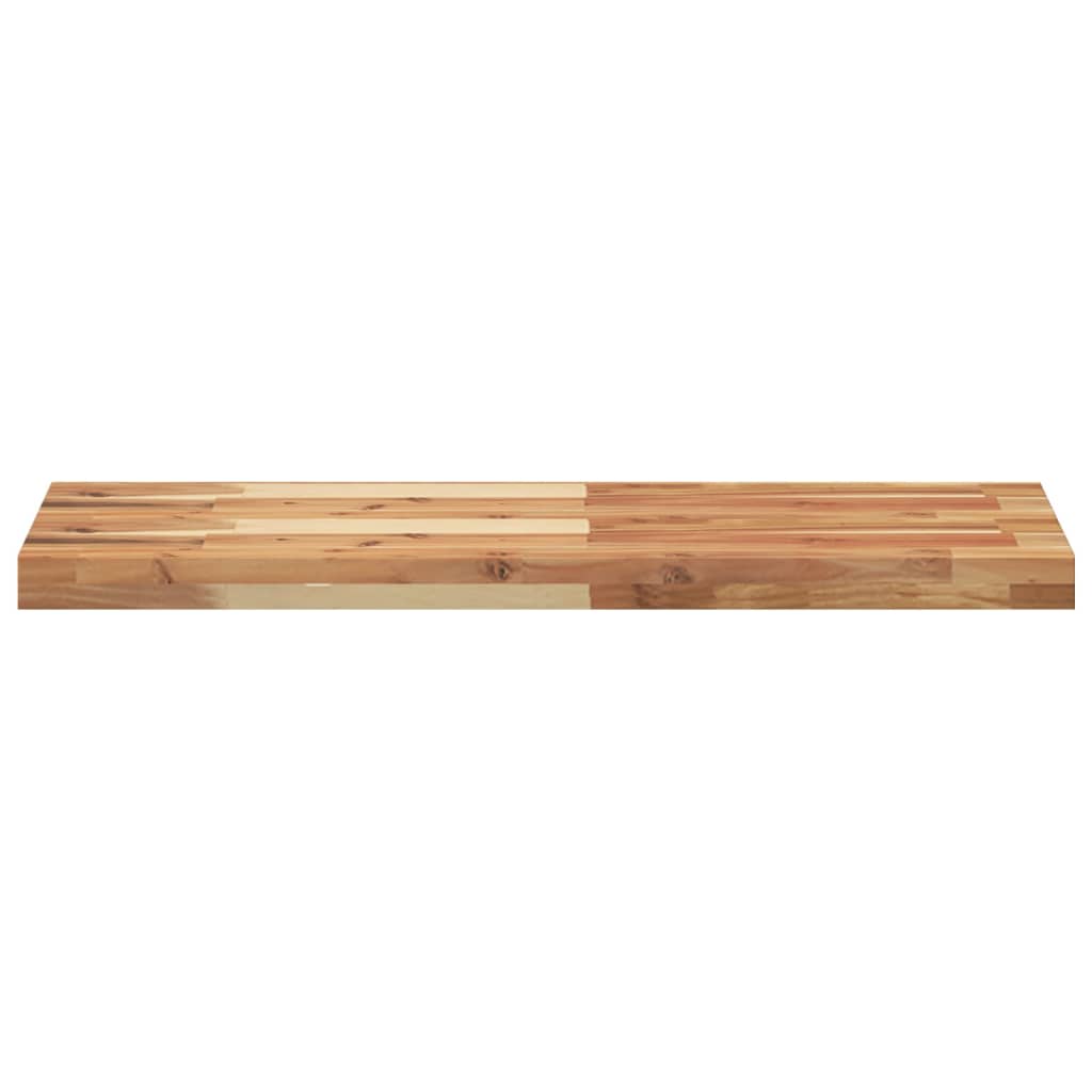 Ripiano a Parete 100x30x4cm Legno Massello Acacia Rifinito Olio