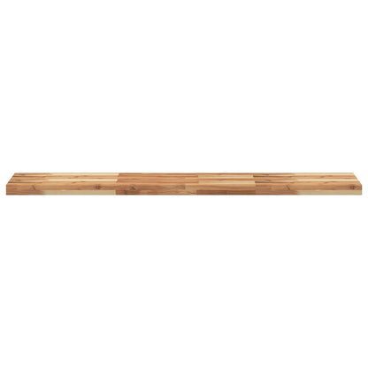 Ripiano a Parete 120x30x4cm Legno Massello Acacia Rifinito Olio