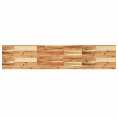Ripiano a Parete 160x30x4cm Legno Massello Acacia Rifinito Olio