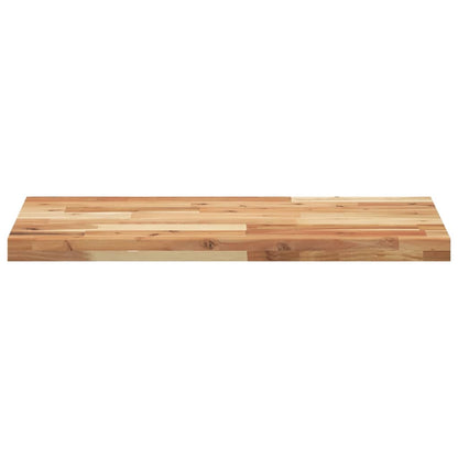 Ripiano a Parete 160x40x4cm Legno Massello Acacia Rifinito Olio