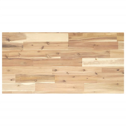 Piano da Bagno Non Trattato 80x40x2 cm Legno Massello di Acacia