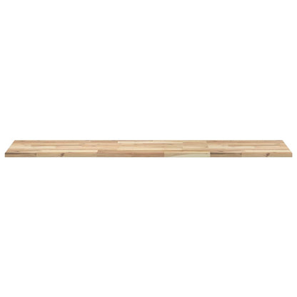 Piano da Bagno Non Trattato 120x40x2cm Legno Massello di Acacia