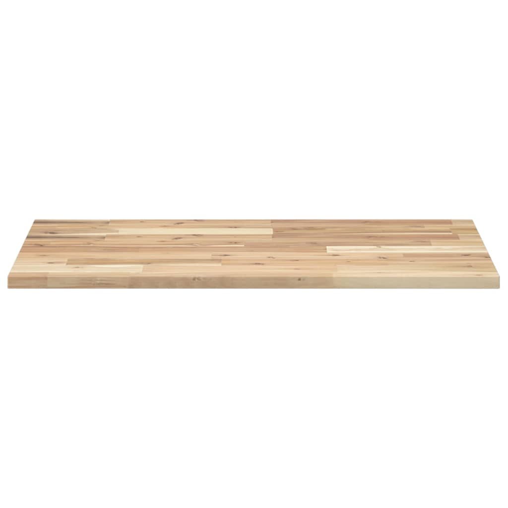 Piano da Bagno Non Trattato 60x50x2 cm Legno Massello di Acacia
