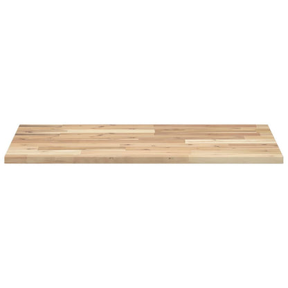 Piano da Bagno Non Trattato 60x50x2 cm Legno Massello di Acacia