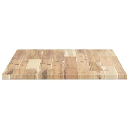 Piano da Bagno Non Trattato 60x50x2 cm Legno Massello di Acacia