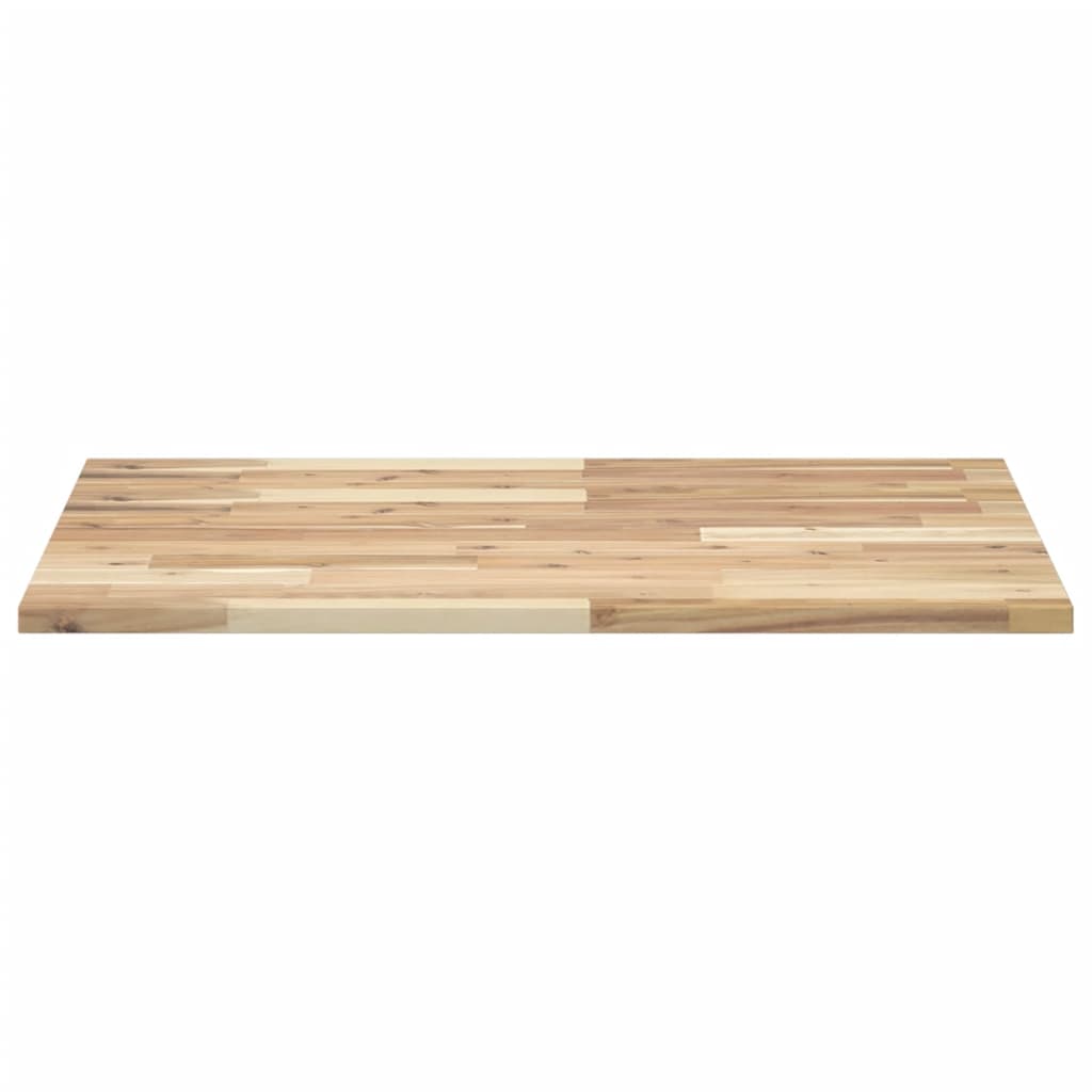 Piano da Bagno Non Trattato 100x60x2cm Legno Massello di Acacia