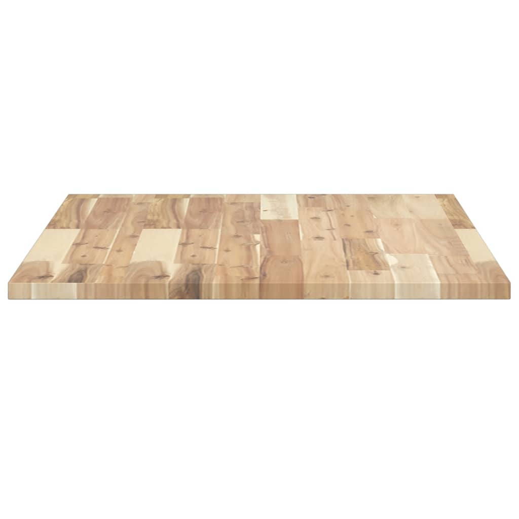 Piano da Bagno Non Trattato 100x60x2cm Legno Massello di Acacia