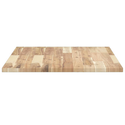 Piano da Bagno Non Trattato 100x60x2cm Legno Massello di Acacia
