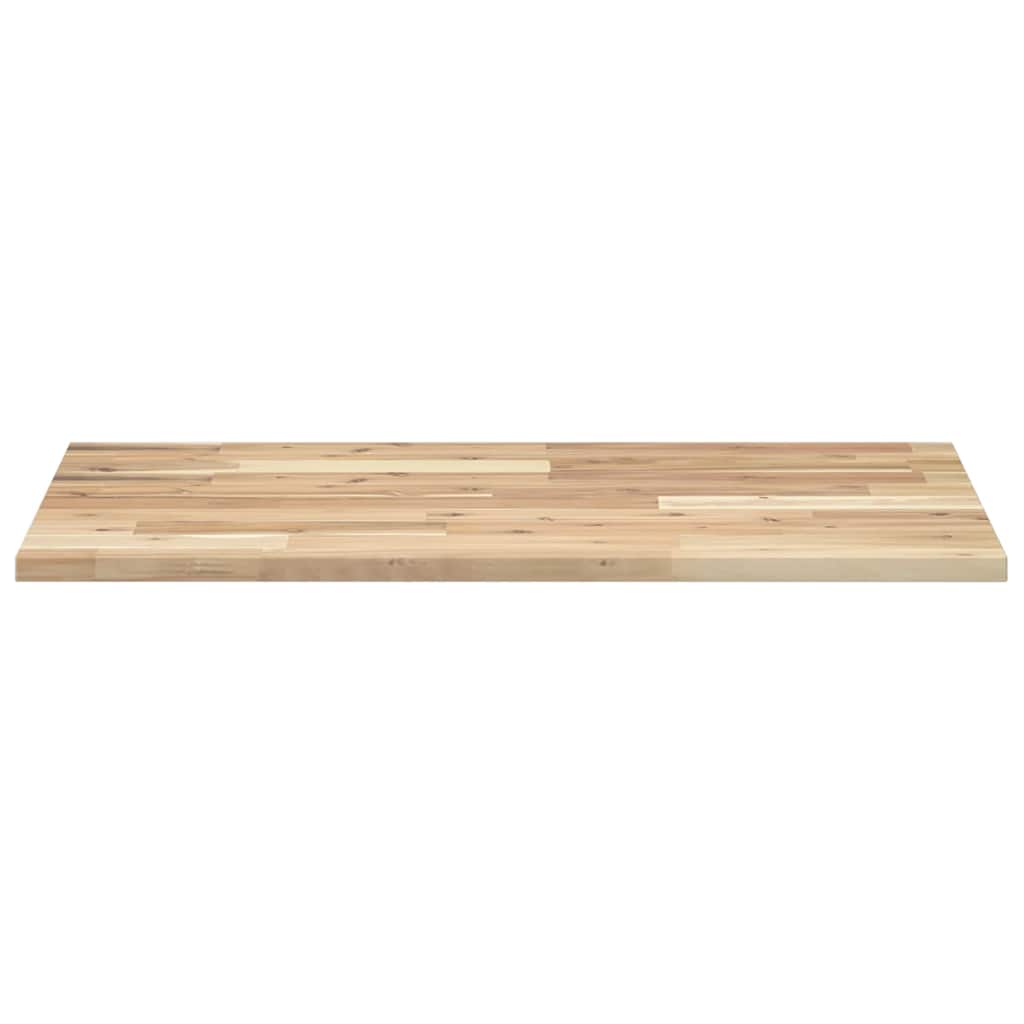 Piano Scrivania Non Trattato 100x50x2cm Legno Massello Acacia