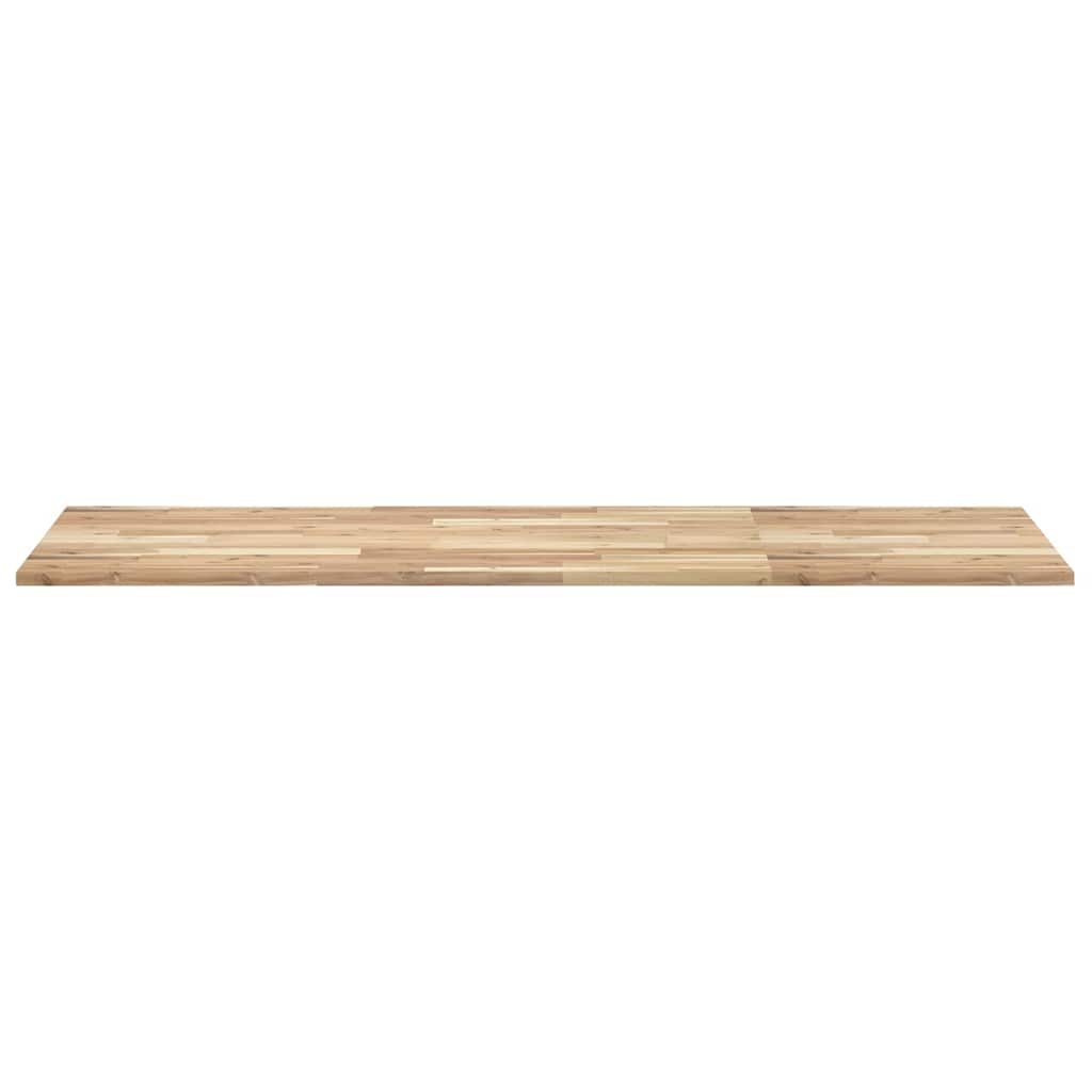 Piano Scrivania Non Trattato 140x60x2cm Legno Massello Acacia