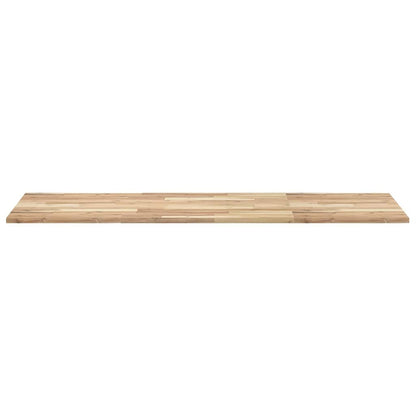 Piano Scrivania Non Trattato 140x60x2cm Legno Massello Acacia