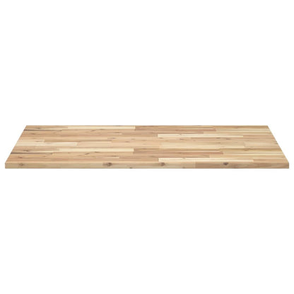 Piano Scrivania Non Trattato 80x70x2cm Legno Massello di Acacia