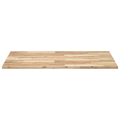 Piano Scrivania Non Trattato 100x70x2cm Legno Massello Acacia
