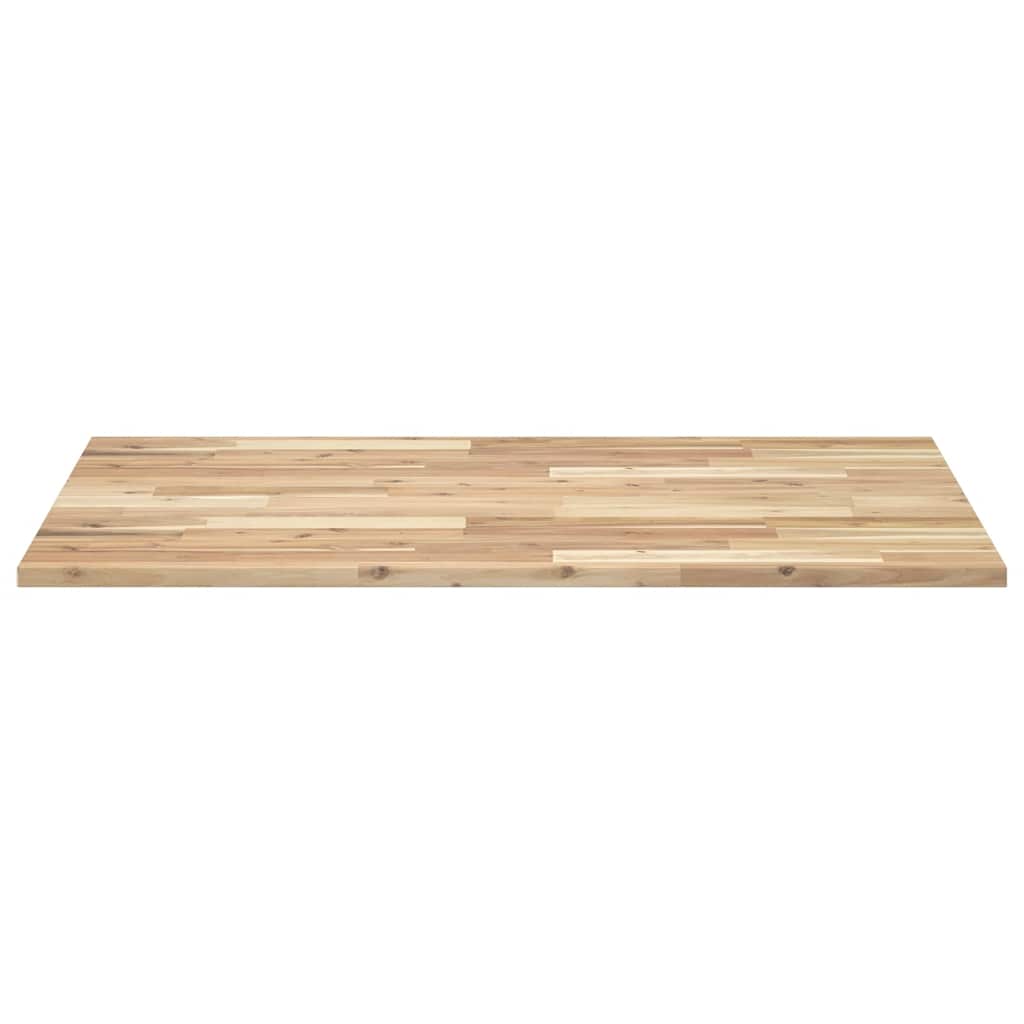Piano Scrivania Non Trattato 120x70x2cm Legno Massello Acacia