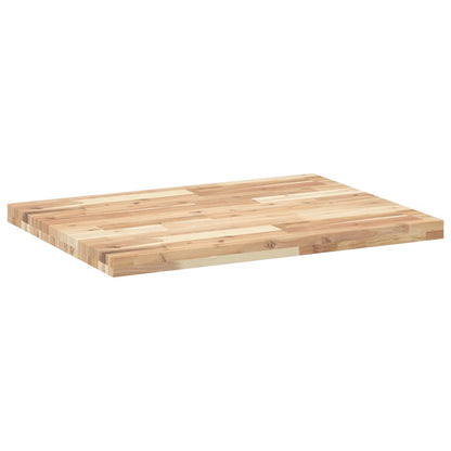 Piano Scrivania Non Trattato 100x60x4cm Legno Massello Acacia