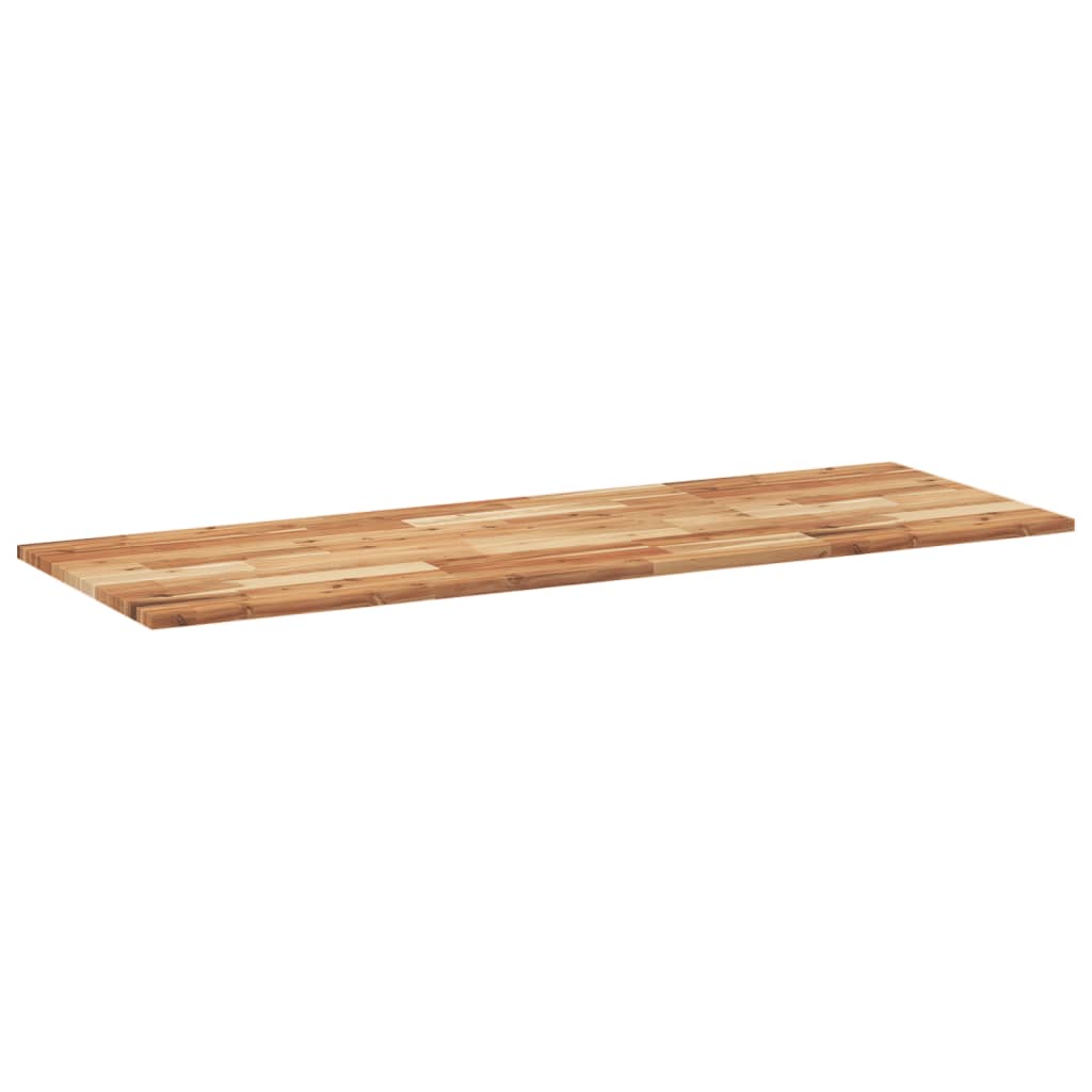 Piano Scrivania a Olio 140x50x2cm Legno Massello Acacia