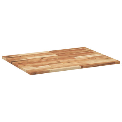 Piano Scrivania a Olio 100x60x2cm Legno Massello Acacia