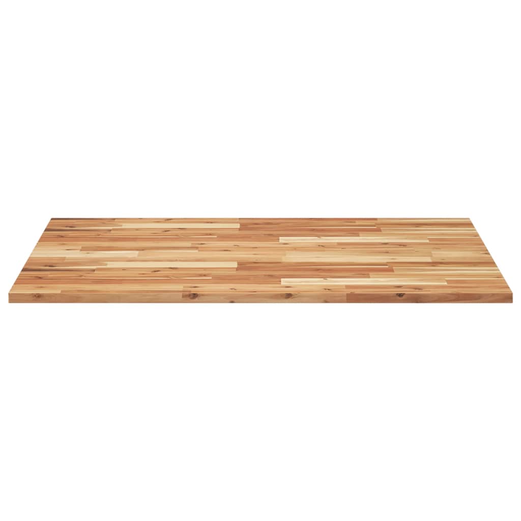 Piano Scrivania a Olio 100x80x2 cm Legno Massello Acacia