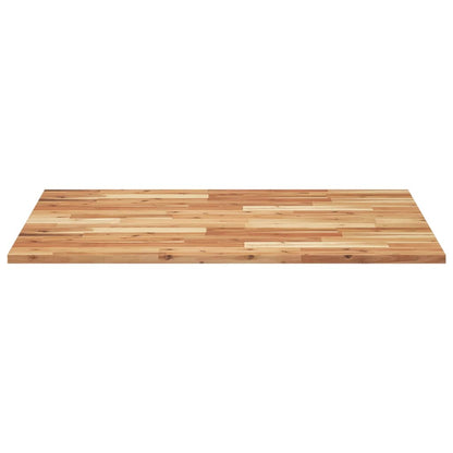 Piano Scrivania a Olio 100x80x2 cm Legno Massello Acacia