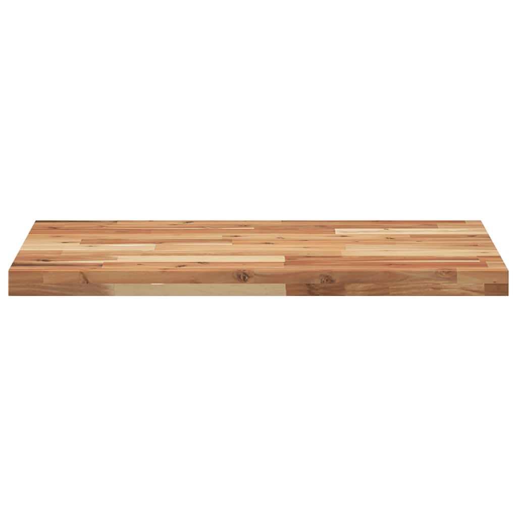 Piano Scrivania a Olio 140x50x4 cm Legno Massello Acacia