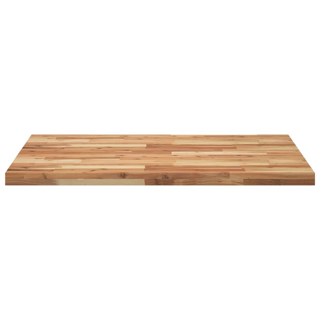 Piano Scrivania a Olio 100x80x4 cm Legno Massello Acacia